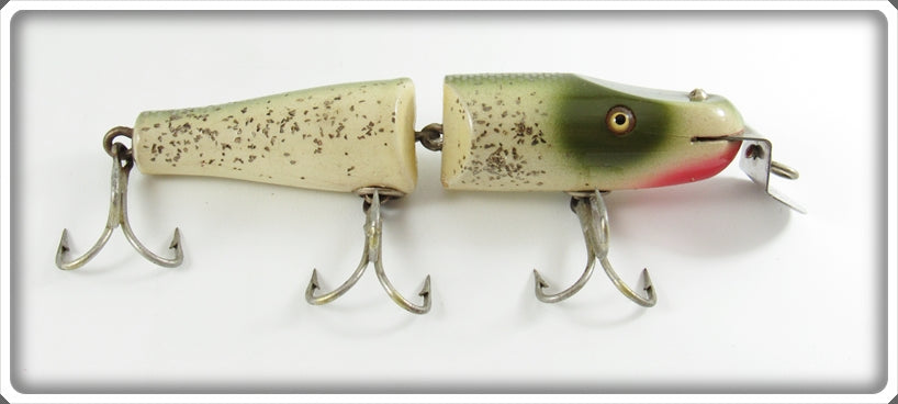 Vintage Creek Chub Silver Flash Jointed Pikie Lure 