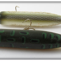 Heddon Zara Puppy Pair: Bullfrog & Silver Flitter