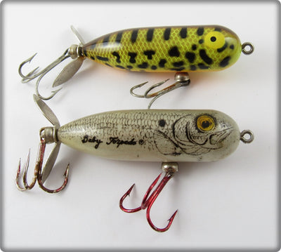Heddon Baby Torpedo Pair: BRS Brown Crawdad & G Finish