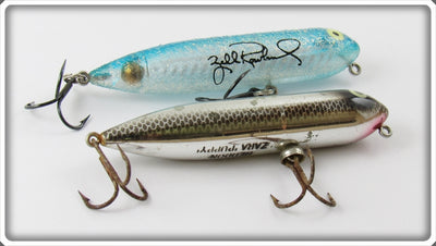 Heddon Zara Puppy Pair: Chrome Black Scale & Blue Shore
