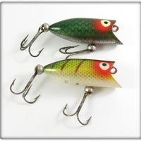 Heddon Green Scale & Perch Tiny Lucky 13 Pair