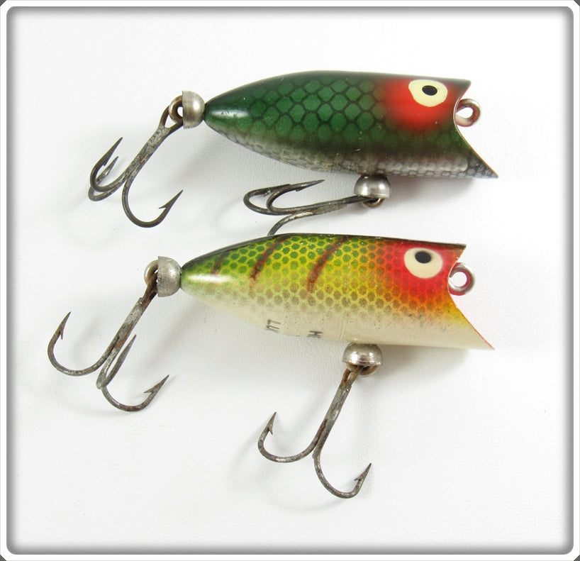Heddon Green Scale & Perch Tiny Lucky 13 Pair