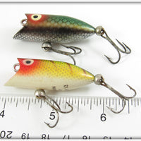 Heddon Green Scale & Perch Tiny Lucky 13 Pair