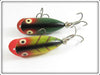 Heddon Green Scale & Perch Tiny Lucky 13 Pair
