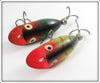 Heddon Green Scale & Perch Tiny Lucky 13 Pair