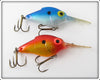 Storm Lightnin' Shad Pair: Orange & Blue