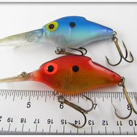 Storm Lightnin' Shad Pair: Orange & Blue