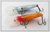 Storm Lightnin' Shad Pair: Orange & Blue