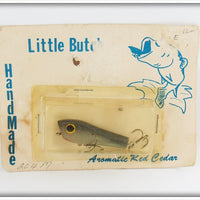 Vintage Little Butch Aromatic Red Cedar Lure On Card 