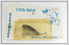 Vintage Little Butch Aromatic Red Cedar Lure On Card