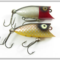 Heddon Red Head Shiner & Golden Shiner Tiny Lucky 13 Pair 