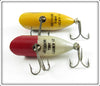 Heddon Red Head Shiner & Golden Shiner Tiny Lucky 13 Pair