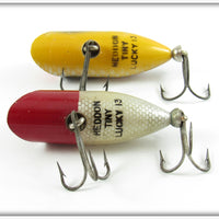 Heddon Red Head Shiner & Golden Shiner Tiny Lucky 13 Pair