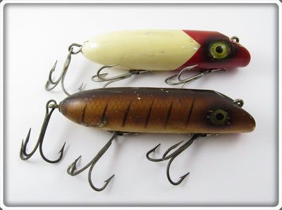 South Bend Bass Oreno Pair: Pike Scale & Red/White