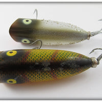 Heddon Baby Lucky 13 Pair: Perch & Silver Flitter