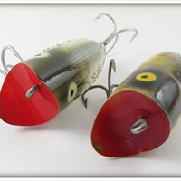 Heddon Baby Lucky 13 Pair: Perch & Silver Flitter