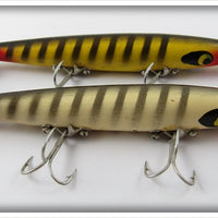 Smithwick Devil's Horse Pair: Yellow W/Stripes & White W/Stripes