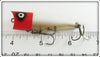 Heddon Red Head White Tiny Chugger