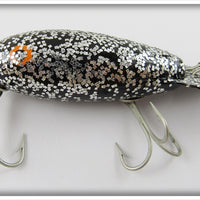 Bomber Bait Co Black Silver Flakes Model 500 In Correct Box 516