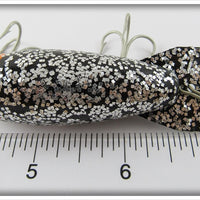 Bomber Bait Co Black Silver Flakes Model 500 In Correct Box 516