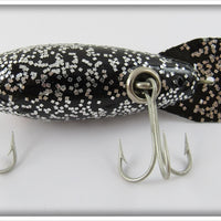 Bomber Bait Co Black Silver Flakes Model 500 In Correct Box 516
