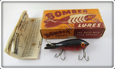 Bomber Bait Co Red Side Scale Model 400 In Correct Box 413