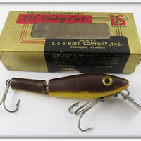 L&S Brown & Yellow Baby Cat In Box 7077