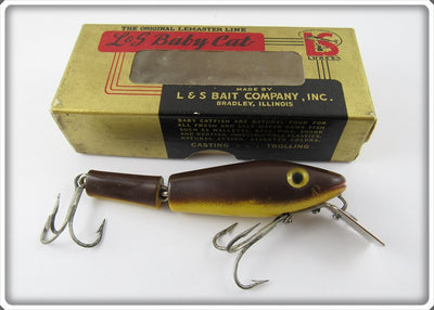 L&S Brown & Yellow Baby Cat In Box 7077