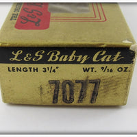 L&S Brown & Yellow Baby Cat In Box 7077