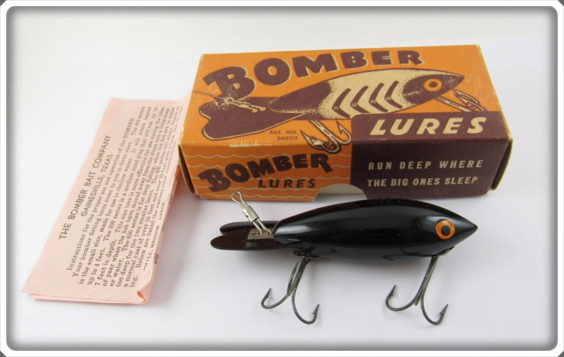 Bomber Bait Co Black Model 500 In Correct Box 502