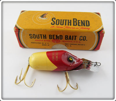 South Bend Red Head White Dive Oreno In S Box