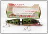 Vintage Creek Chub Frog Jointed Baby Pikie Lure In Box
