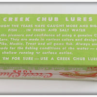 Creek Chub Frog Spinning Darter In Box