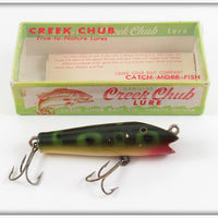 Vintage Creek Chub Frog Spinning Darter Lure In Box 