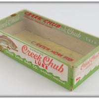 Creek Chub Red & White Spinning Injured Minnow In Box