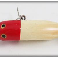 Creek Chub Red & White Spinning Injured Minnow In Box