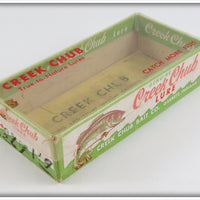 Creek Chub Red & White Spinning Injured Minnow In Box