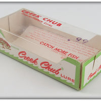 Creek Chub Red & White Jointed Spinning Pikie In Box