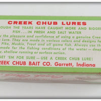 Creek Chub Red & White Jointed Spinning Pikie In Box