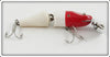 Creek Chub Red & White Jointed Spinning Pikie In Box