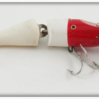 Creek Chub Red & White Jointed Spinning Pikie In Box