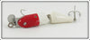 Creek Chub Red & White Jointed Spinning Pikie In Box