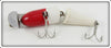 Creek Chub Red & White Jointed Spinning Pikie In Box