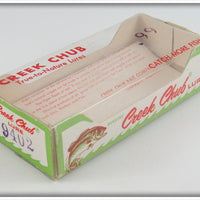 Creek Chub Red & White Jointed Spinning Pikie In Box