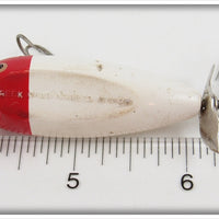 Creek Chub Red & White Spinning Injured Minnow