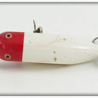 Creek Chub Red & White Spinning Injured Minnow