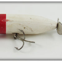 Creek Chub Red & White Spinning Injured Minnow