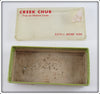 Creek Chub Red & White Spinning Injured Minnow In Box