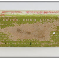 Creek Chub Red & White Spinning Injured Minnow In Box
