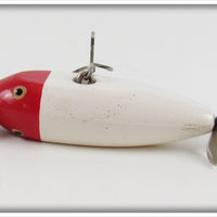 Creek Chub Red & White Spinning Injured Minnow In Box